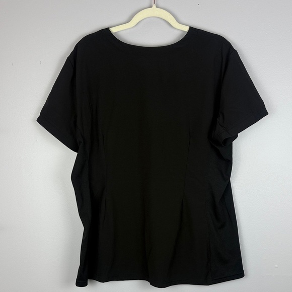 Scrubletics Black V-Neck Short Sleeve Scrub XL - Picture 10 of 10